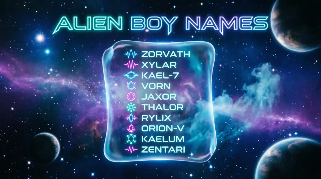Alien Boy Names