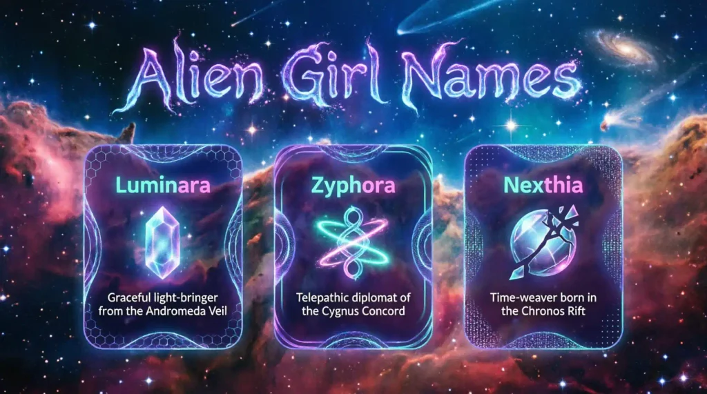 Alien Girl Names