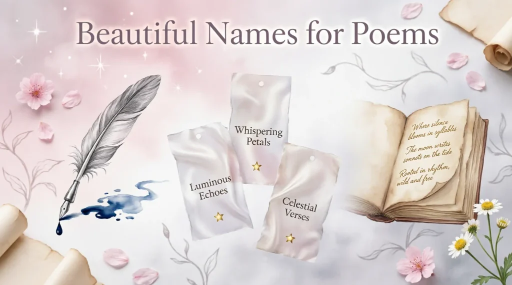 Beautiful Names for Poems
