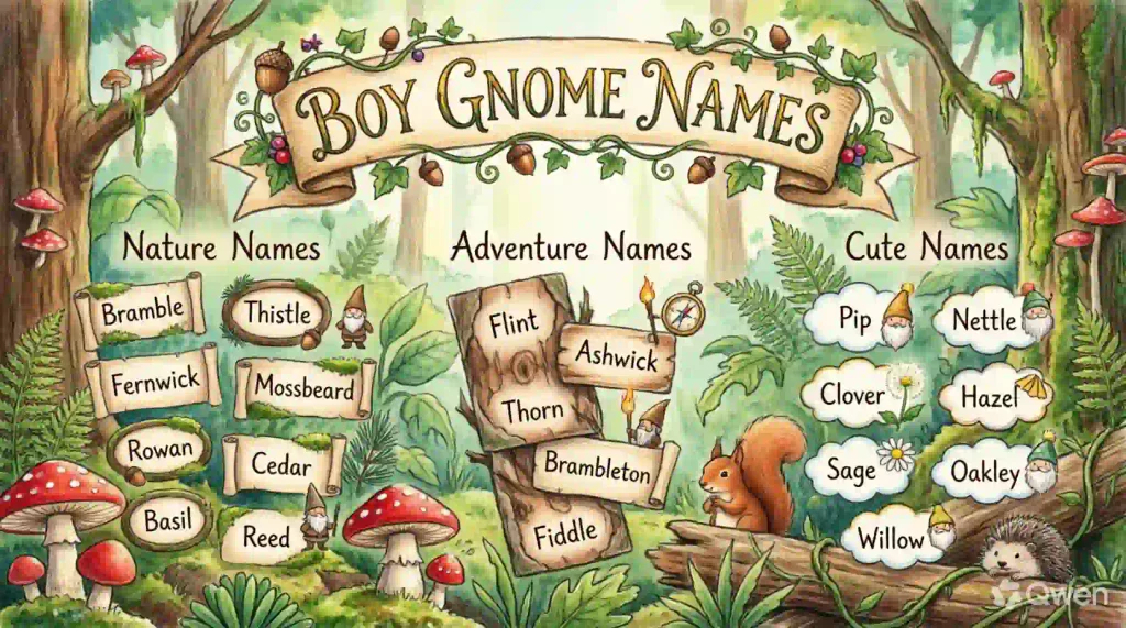Boy Gnome Names