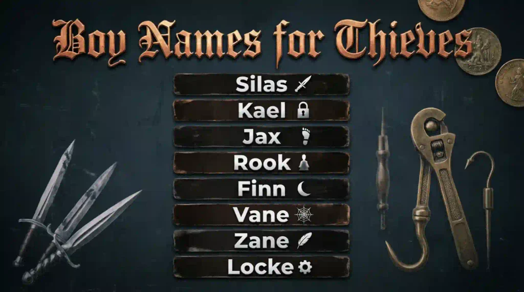 Boy Names for Thieves