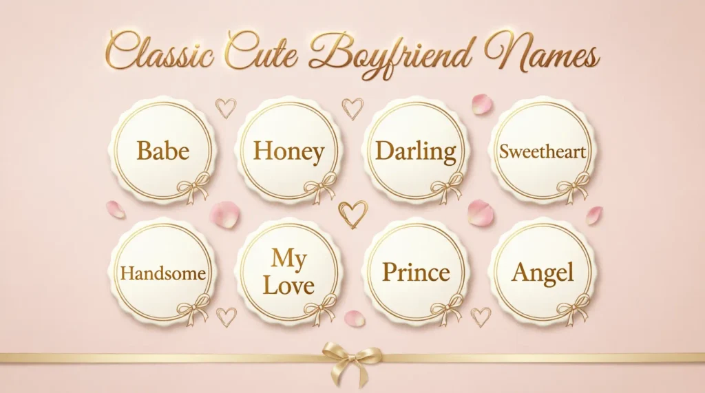 Classic Cute Boyfriend Names