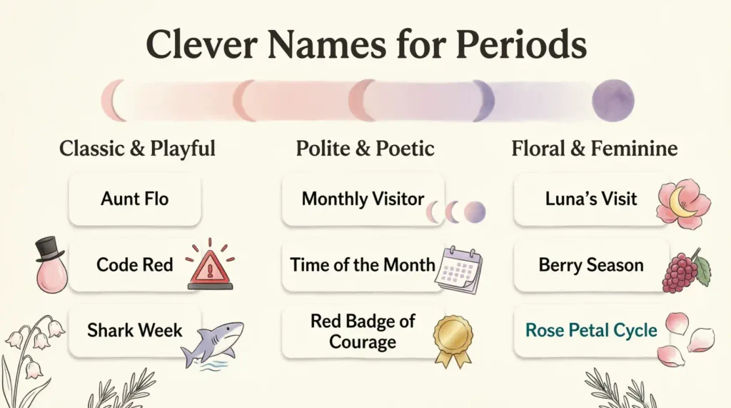 Clever Names for Periods