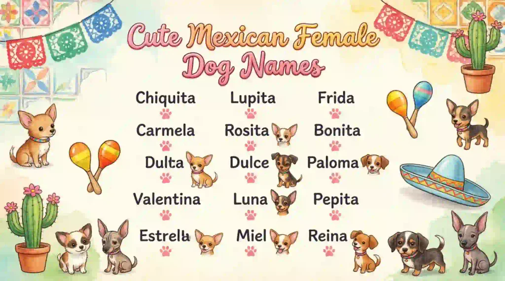Cute Mexican Female Dog Names