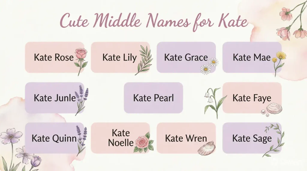 Cute Middle Names for Kate