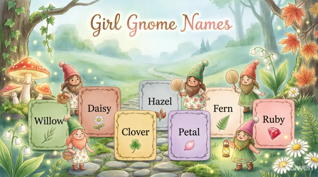 Girl Gnome Names