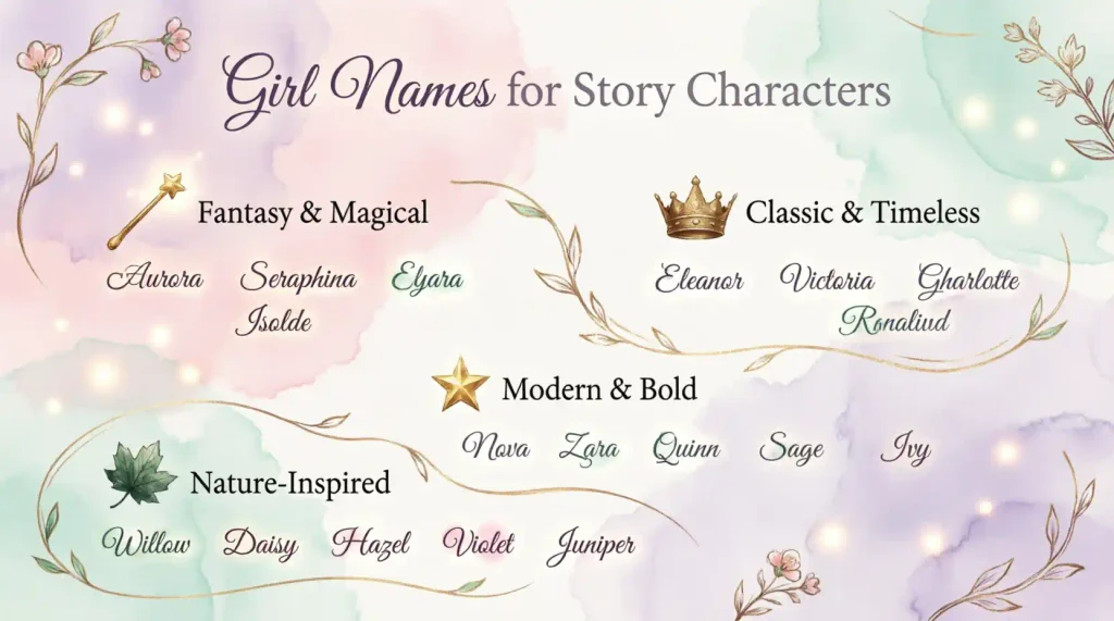 Girl Names for Story Characters
