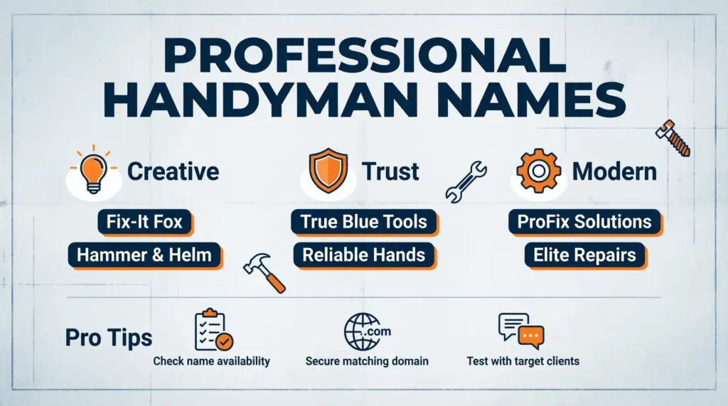 Professional Names for a Handyman
