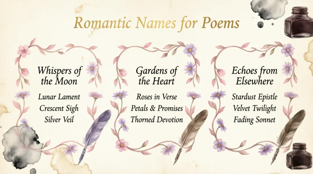 Romantic Names for Poems