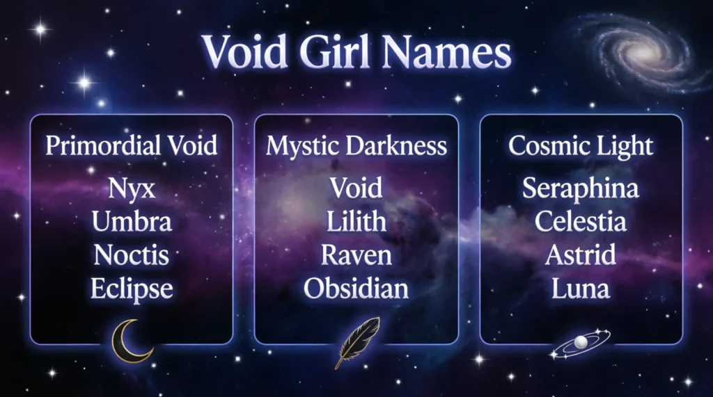 Void Girl Names