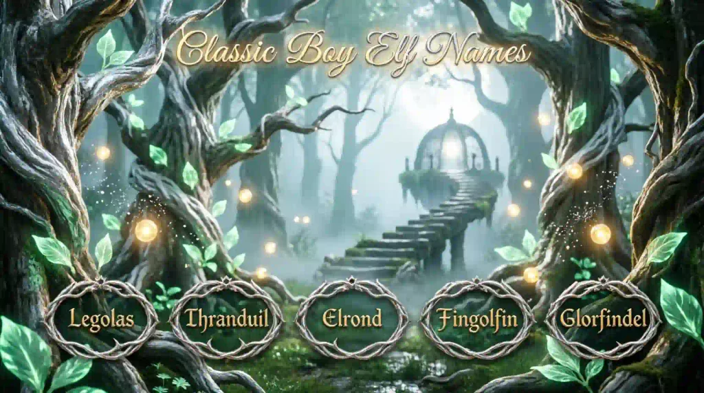 Classic Boy Elf Names