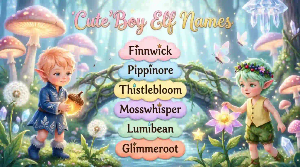 Cute Boy Elf Names