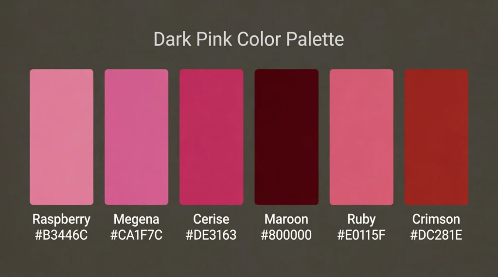 Dark Pink Color Names