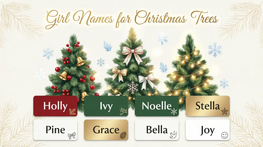 Girl Names for Christmas Trees