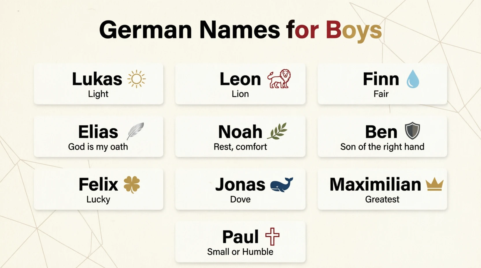 german names for boys