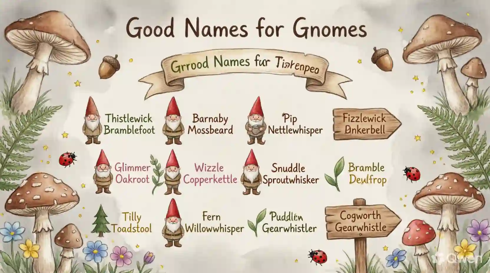 good names for gnomes