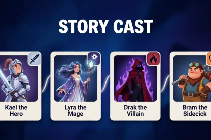 names for characters in a story