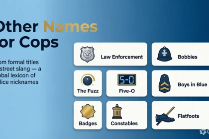 other names for cops