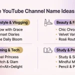 youtube channel names for girls