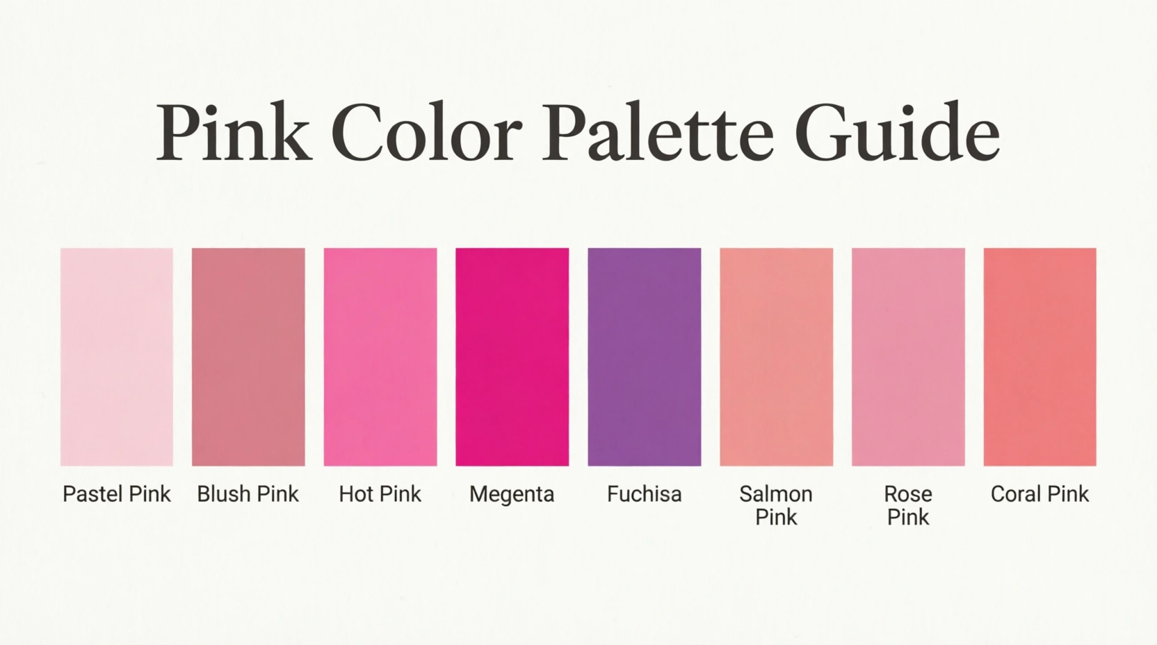 color names for pink