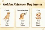 dog names for golden retrievers